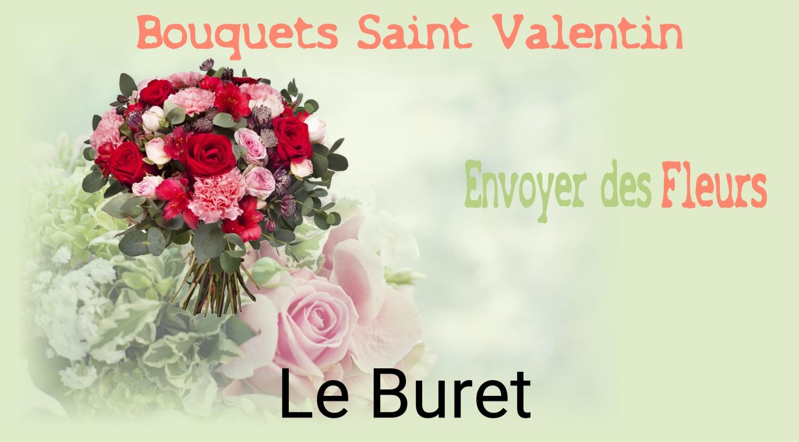 Roses de Saint-Valentin livrées à Le Buret